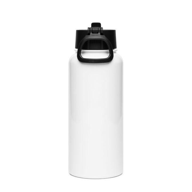 Stainless Steel Water Bottle with a Straw Lid - Image 5