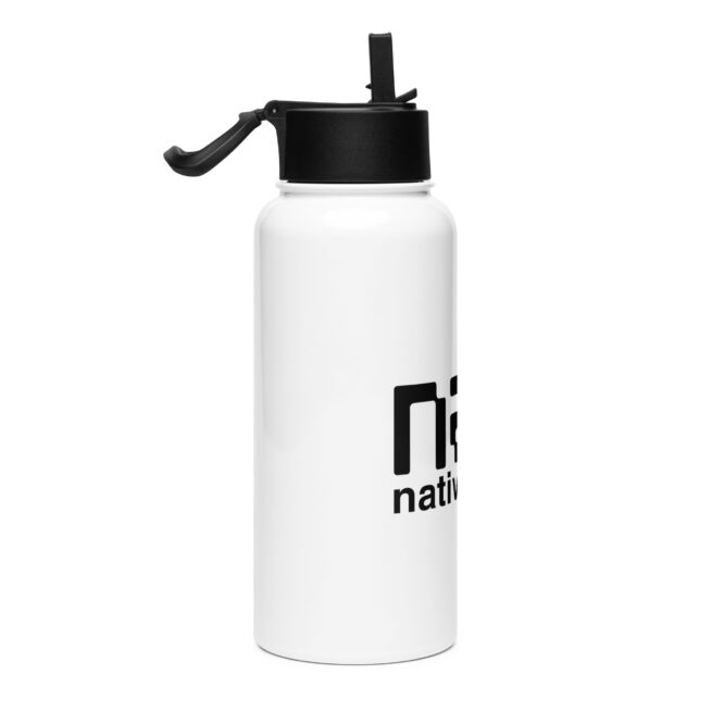 Stainless Steel Water Bottle with a Straw Lid - Image 8